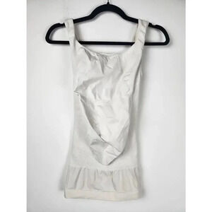 Blanqi Maternity Support Tank Top White Size Small.